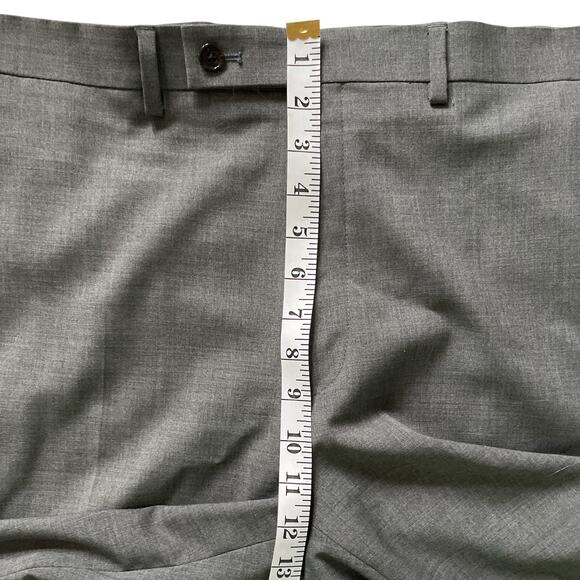 Lauren Ralph Lauren Men’s Dress Pants High Performance Wool Trousers Gray 40/32 - Picture 9 of 10